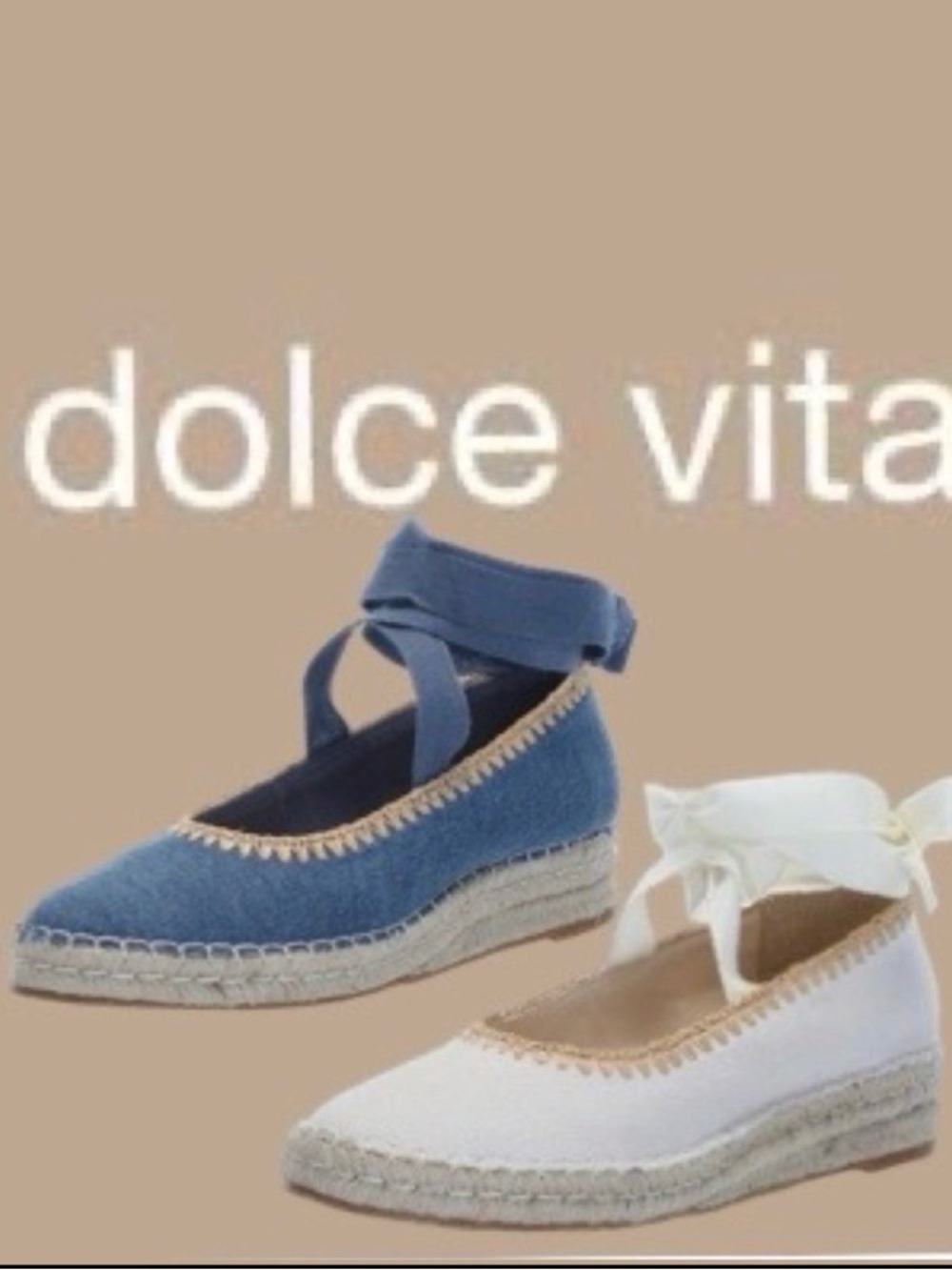 NWOB $129 Dolce Vita Morgan Espadrille Wedge